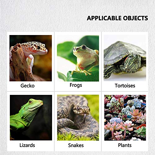 OMEM Reptiles - Juego de Ropa de Cama para terrario con diseño de ladrillo de Coco, para Cama sustrata, Tortuga, hibernación cálida, Suministros para Mascotas