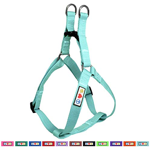 Pawtitas Arnes de Entrenamiento Chaleco Pechera para Perros y Cachorros arnes de adiestramiento Ideal para Caminar Perros Cachorros arnes Extra pequeño Color Turquesa