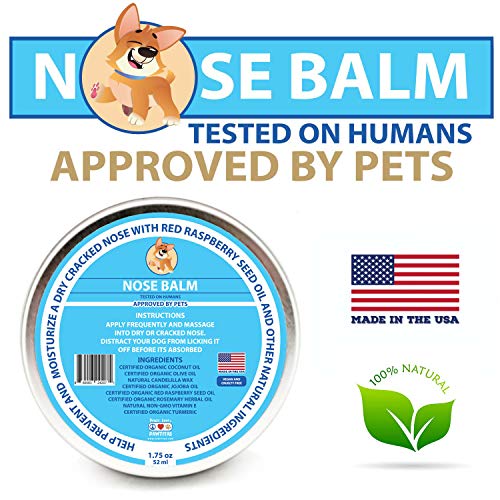 Pawtitas Cera para la Nariz de su Perro con Crema Hidratante para la Parte Agrietada y Seca del hocico del Perro | Balsamo para Perro humecta y suaviza la Piel Seca en la Nariz de su Cachorro - 52 ml