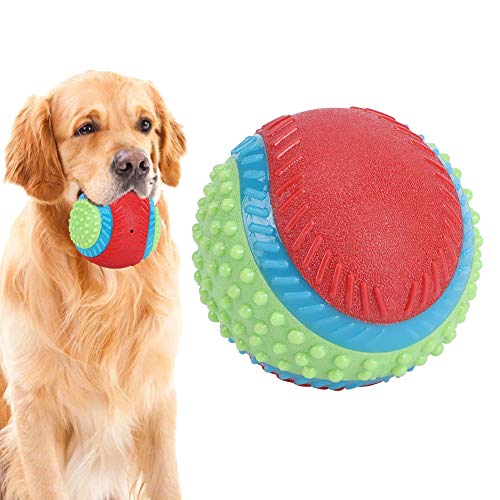 Pelota de juguete para perros, limpieza de dientes de goma resistente a las mordeduras no tóxicas Pelota de masticación Juego de ejercicios IQ Training Pelota de juguete para perros grandes/medianos/p