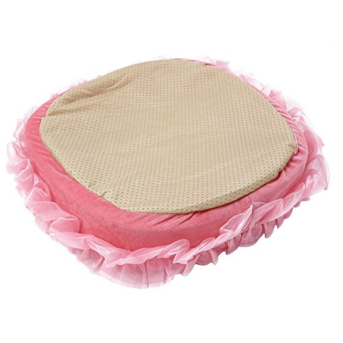 Perfectii Princesa Cama Para Perros, Peluche Suave Acolchado Perros Cama De DiseñO Sofá Cesta Lace Princess Bed Perros Mascotas Cama