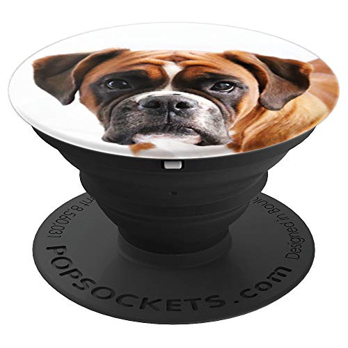 Perro Boxer PopSockets Agarre y Soporte para Teléfonos y Tabletas