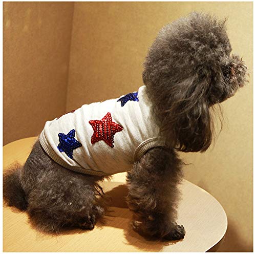 Perro otoño invierno Ropa de invierno For mascotas ropa for perros Perro géneros de punto del suéter suave engrosamiento caliente camiseta de los perros de invierno suéter chaleco de lentejuelas Ropa