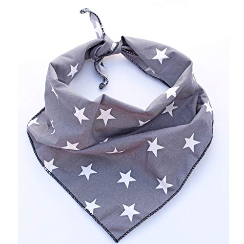 Pet Pooch Boutique Star Bandana para Perro, Extra pequeño/Gris, XS