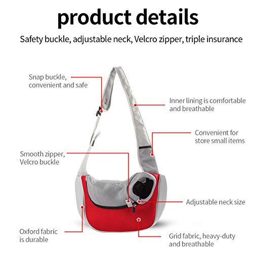 PETCUTE Mochila de Transporte para Perros Mochila para Perro Grande Bolsos transportin de Viaje para Perros