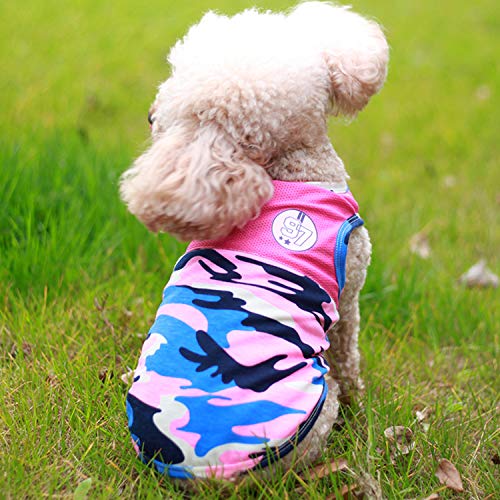 PETCUTE Ropa de Verano para Perros Camiseta para Perros Grandes Ropa de Primavera Verano Suave y Transpirable para Perros pequeños medianos Grandes