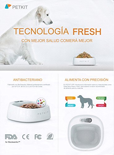 Petkit - Comedero con Bã¡Scula para Perros Milk Cow