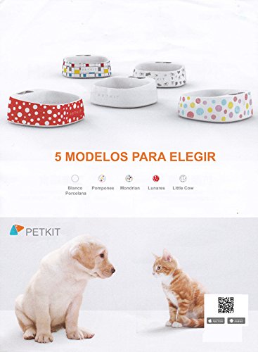 Petkit - Comedero con Bã¡Scula para Perros Milk Cow