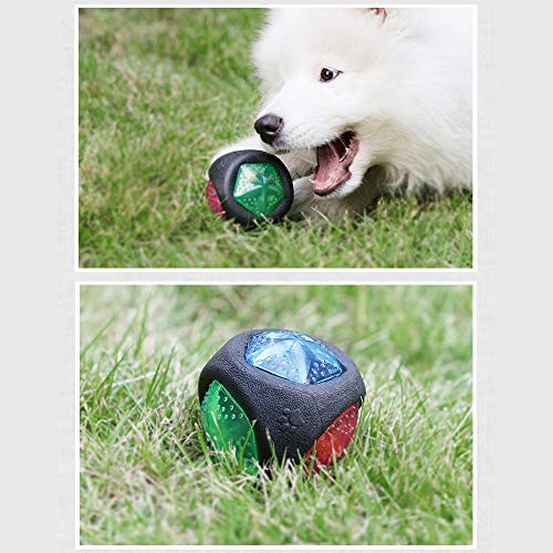 Petper Cw-0035EU - Juguete de pelota luminosa para perros, juguete para perros y gatos con luz LED parpadeante