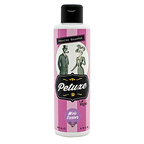 Petuxe Champú Perros y Mascotas Vegano, Pelo Largo y Liso, 200 ml