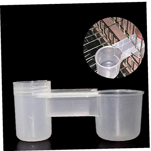 Pigeon Fuente De Agua Potable para Mascotas Loro Boca del Doble Guía De Caja De Agua Potable Agua Potable Jaula Accesorios 1pc