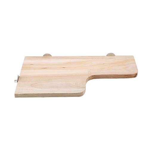 Plataforma de Madera Natural con Forma de L para Mascotas, Juguete para Saltar Escalada Juguete para Chinchilla cobaya Cerdo Ardilla Totoro