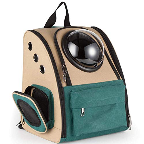 Plegable Astronauta Viajes Transporte Hombro Llevar Cápsula Asas del Perro del Gato del Bolso Mochila Bolsa del Animal doméstico-Tres Colores (A) _38 * 26 * 38 cm ANGANG