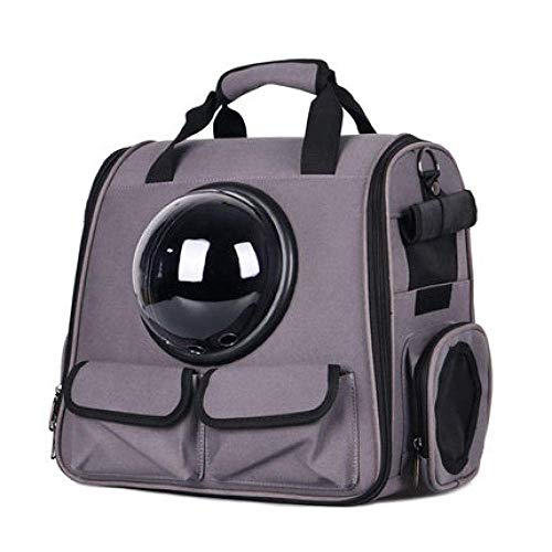 Plegable Astronauta Viajes Transporte Hombro Llevar Cápsula Asas del Perro del Gato del Bolso Mochila Bolsa del Animal doméstico-Tres Colores (A) _38 * 26 * 38 cm ANGANG