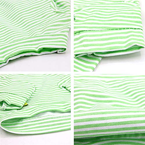 PLUS PO Chaleco Perro Verano Ropa para Gatos Verano Ropa de Chihuahua Ropa para Perros pequeños Cachorro Abrigo Bulldog Francés Ropa Ropa de Gato Mascotas Green,XS