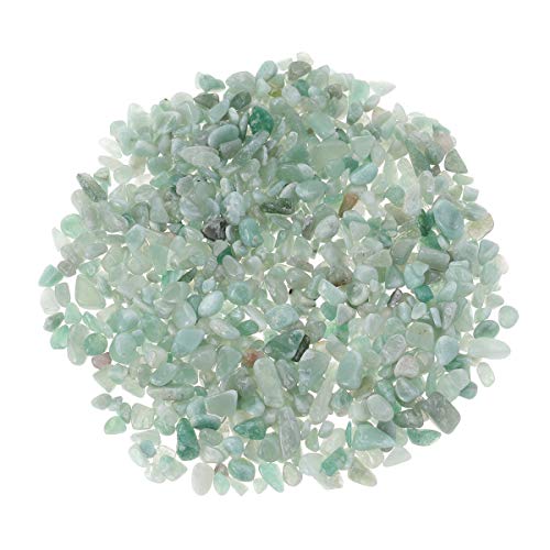 POPETPOP 100g Acuario Gravel River Rock Grava Pulida Decorativa Pequeñas Piedras Decorativas Piedras para acuarios Ajardinamiento de jarrones (Aventurine)