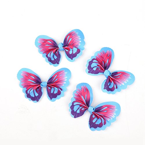 POPETPOP 24pcs Pet Hair Bows Cat Hair Clips Dog Hair Bands Pet Grooming Accessories