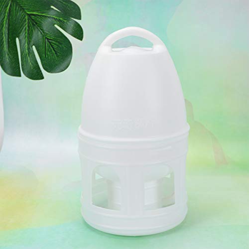 POPETPOP Alimentadores de Pájaros Automáticos Dispensador de Agua de Perico Botellas de Agua Colgantes Portátiles para Periquitos de Pequeños Animales Cockatiel Canario Blanco