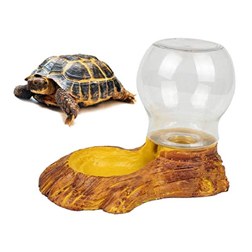 POPETPOP Dispensador Automático de Agua para Reptiles, Bebederos para Animales Pequeños, Reptiles Anfibios Dispensador para Tortuga Lagarto Tortuga Gecko Camaleón