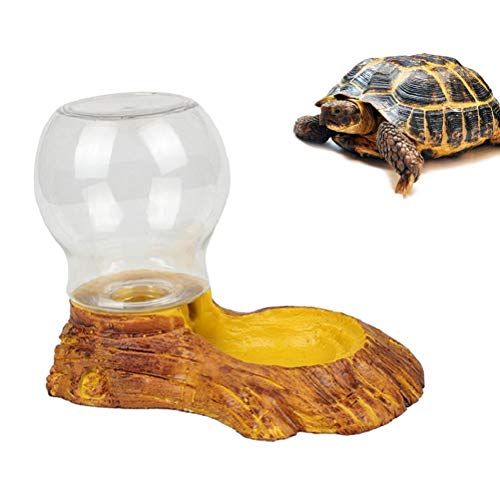 POPETPOP Dispensador Automático de Agua para Reptiles, Bebederos para Animales Pequeños, Reptiles Anfibios Dispensador para Tortuga Lagarto Tortuga Gecko Camaleón