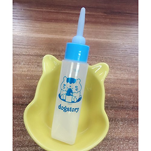 POPETPOP Hamster Nurser Bottle Small Pet Puppy Squirrel Kittens Alimento de Lactancia Bottle Water Milk Feeder (Sky-Blue)