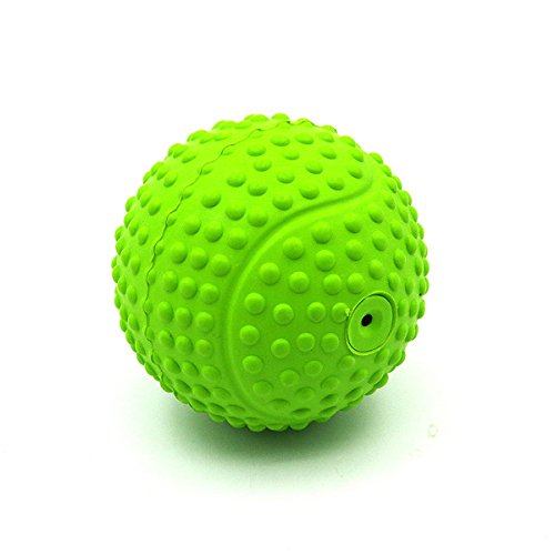 POPETPOP Pelota para Perros Juguete para Mascotas Caucho Squeaker Goma Béisbol Juguete Chew Juguete Masticadores agresivos para Cachorros Perros Grandes (Verde)