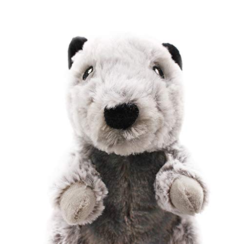 Poseca Marmota Juguetes para Perros de Peluche Juguetes para Cachorros Juguetes chirriantes para Perros Juguetes para Masticar Perros Peluche para Perros para Perros pequeños y medianos