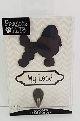 Preciosa placa de perro y gancho de plomo para perro, caniche y carteles divertidos, regalos para perros y madres