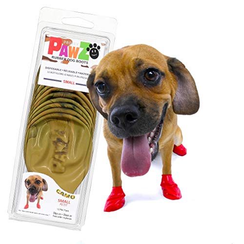 Protex PawZ PZCMS Camo Dog - Botas para Perro, Talla S