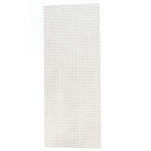 Pssopp 10 Unids Acuario de Acero Inoxidable Tanque de Peces Musgo Pared Acuario Tanque de Peces Plantas Moss Net Metal Mesh Sheet Floor Kit de Malla para su Tanque de Peces(7.5CM*18CM)