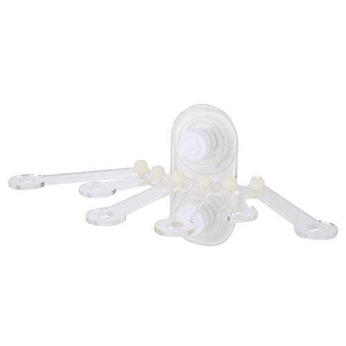 Pssopp Acrílico Acuario Coral Rack Soporte para Tanque de Peces Transparente Soporte Coral Frag Plugs Rack Tanque de Peces Vivo Ventosa Soporte con Seis Garras