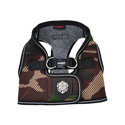 PUPPIA Arnés para Chaleco térmico, Suave, pequeño, Camuflaje