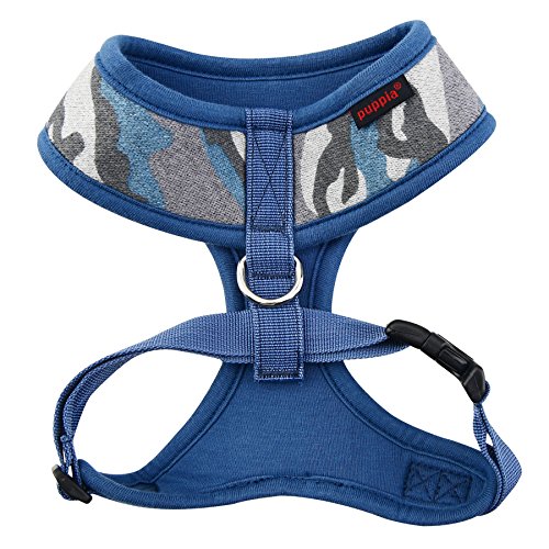 PUPPIA Arnés, Talla XL, Color Azul Camuflaje