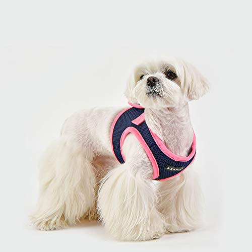 PUPPIA Soft Vest Harness B II Navy L - Arnés para Perros – 90 g