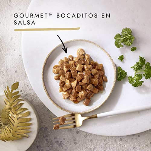 Purina Gourmet Gold Bocaditos en Salsa comida para gatos en latas 8 x [12 x 85 g]