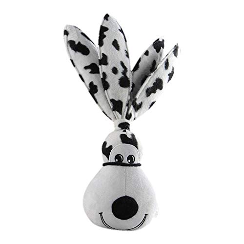 Ramoni perro Masticable Juguetes de peluche de leopardo de ciervo, juguete interactivo de peluche resistente a mordidas para perros