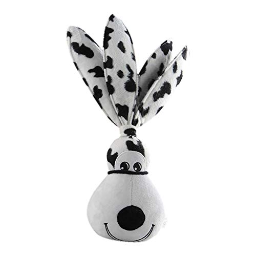 Ramoni perro Masticable Juguetes de peluche de leopardo de ciervo, juguete interactivo de peluche resistente a mordidas para perros