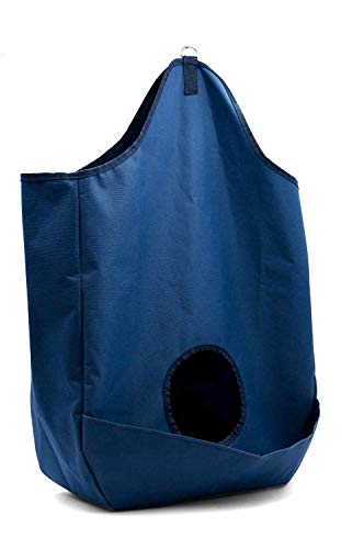 Reitsport Amesbichler - Bolsa de viaje con bolsa de recogida para heno (70 x 46 x 16 cm), color azul