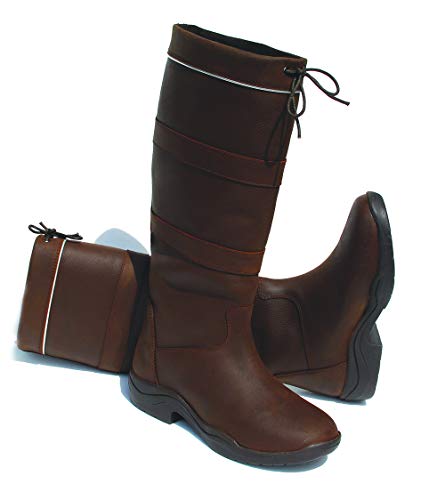 Rhinegold Brown Harlem Country Boot-6(39)-Marrón, Unisex Adulto, Size 6 (EU39)