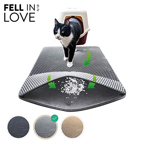 riijk Estera de Arena para Gatos - Alfombra Gatos arenero - Fell in Love