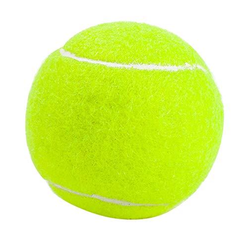 RIsxffp 6.5cm Durable Goma no tóxica Perro Pelota de Tenis Juguete Mascota Juego de Captura Entrenamiento Green