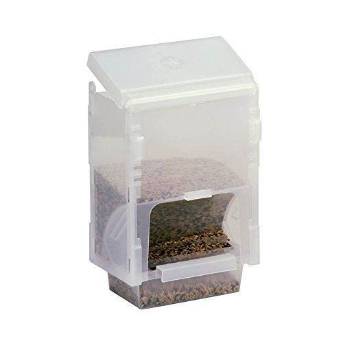 Rob Harvey Specialist Feeds Dispensador Ahorro Mangiatoia 1 kg, para Todas Las jaulas y pajareras, 14 x 10 x 21 cm