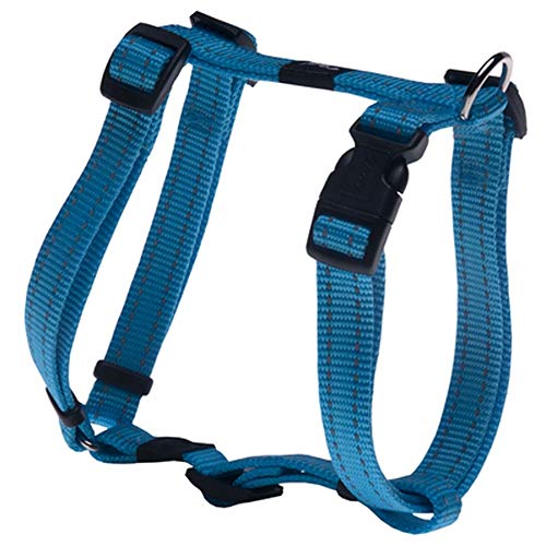 Rogz - Arnés en forma de H modelo Utility para perros (Grande (L)) (Azul)