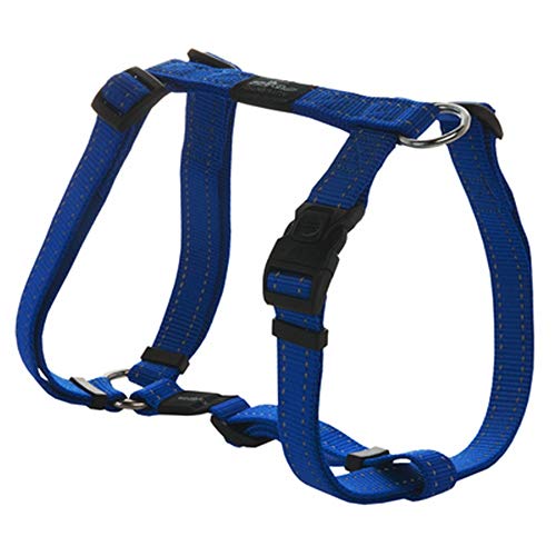 Rogz - Arnés en forma de H modelo Utility para perros (Grande (L)) (Azul)