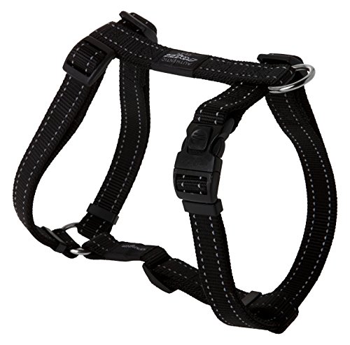 Rogz Utilidad Grande 3/4-inch Fanbelt Reflectante Ajustable Perro h-Harness