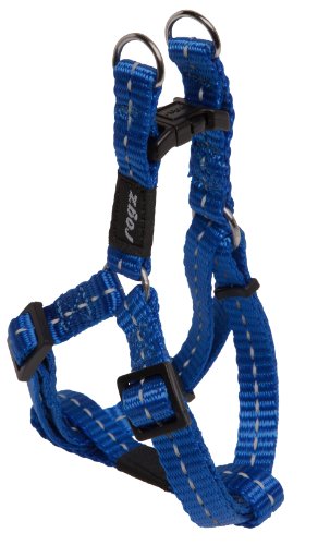 Rogz Utilidad pequeña 3/8-inch NITELIFE Reflectante Ajustable Perro Step-in-Harness