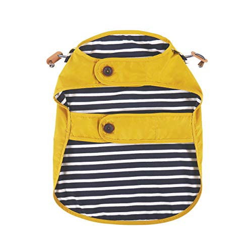 Rosewood Joules - Abrigo Impermeable para Perro, Grande, Color Amarillo Mostaza, 0,28003 kg