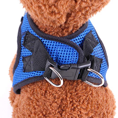 rostsp Arnés Antitirones Perro Ajustable Arnés para Perros Chaleco Puppy Cat Poliéster Malla Cofre Soft Comfort Correa para Mascotas para Perros Pequeños Accesorios para Perros-Red_M