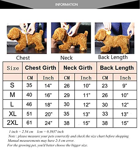 RTEAQ Ropa Mascotas Pet Dog Sweater para Bulldog Warm Winter Fleece Sweaters para Perros Cute Dog Costume Bullddog Clothes Dachshund