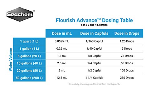 Seachem 28681 Flourish Advance, 2 L